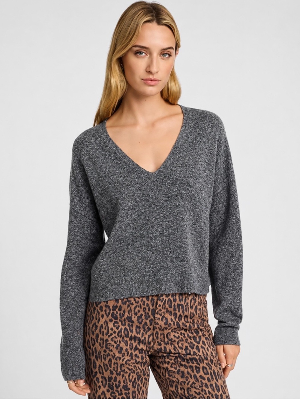 Express V-Neck Sweater w/ wool